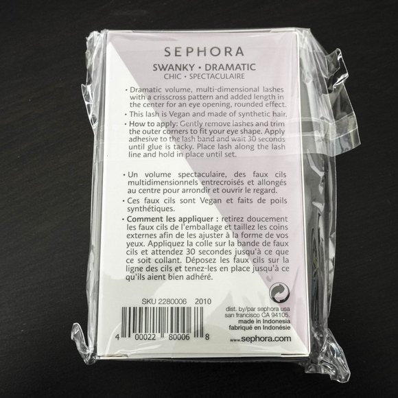 ๐2for$15๐ SEPHORA COLLECTION - Vegan False Eyelashes - Swanky - BNWT - Picture 3 of 5